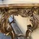 Louis XV style patinated wooden console