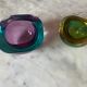 Pair of Flavio Poli cups in murano glass