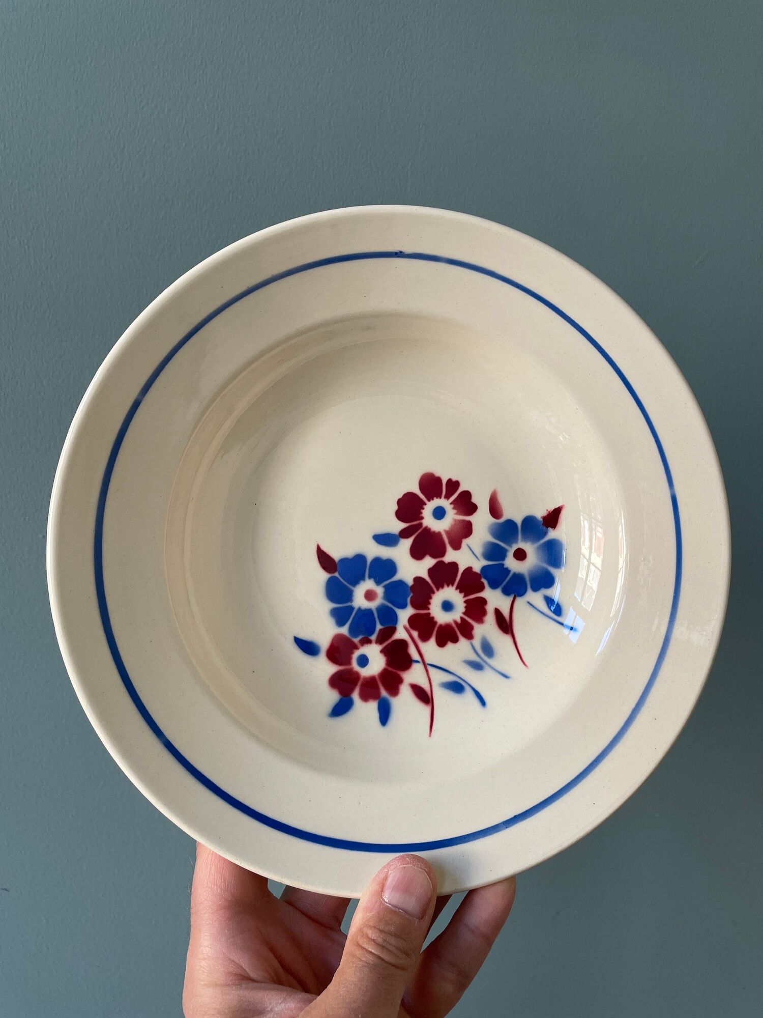 Set of 11 K&G Lunéville soup plates, Sylvain model