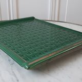 Ceramic top green and gold canning effect 50s