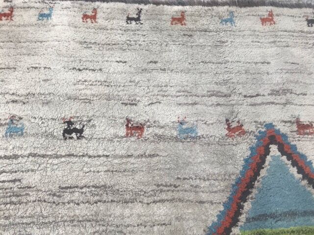 Persian rug Gabbeh handmade 215X300 cm