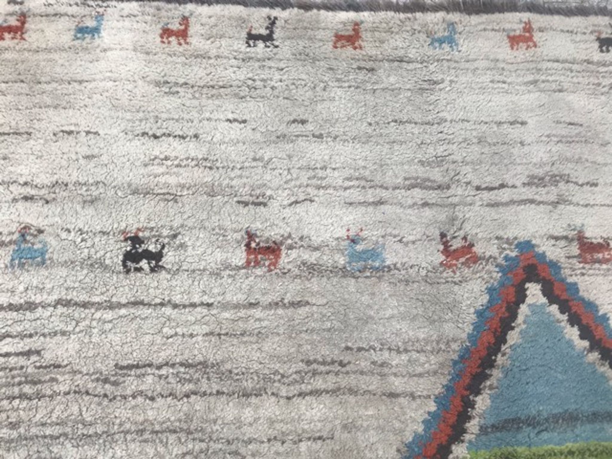 Persian rug Gabbeh handmade 215X300 cm