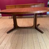 Table à manger en palissandre a 2 allonges Baumann scandinave  style Møbelfabrik