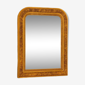 Gilded Louis-Philippe mirror 49x62cm