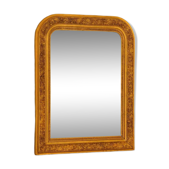 Gilded Louis-Philippe mirror 49x62cm