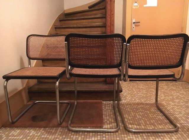 B32 by Marcel Breuer chairs