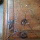 Table burreau rustique à 2 tirroirs
