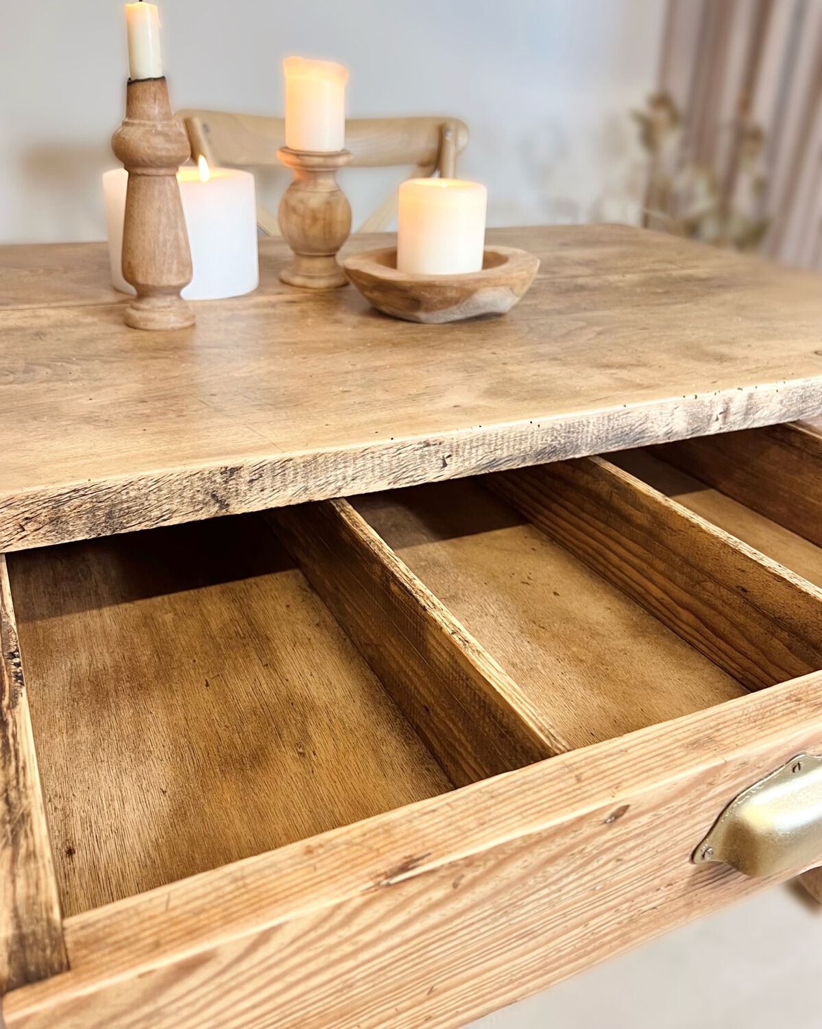Restored farmhouse table