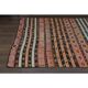 Striped Kilim Turkish Vintage Handmade Pink Orange Wool Area Rug 177x268