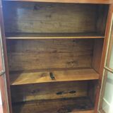 Solid oak display case