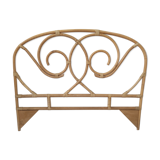 Rattan and bamboo headboard 120cm