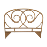 Rattan and bamboo headboard 120cm