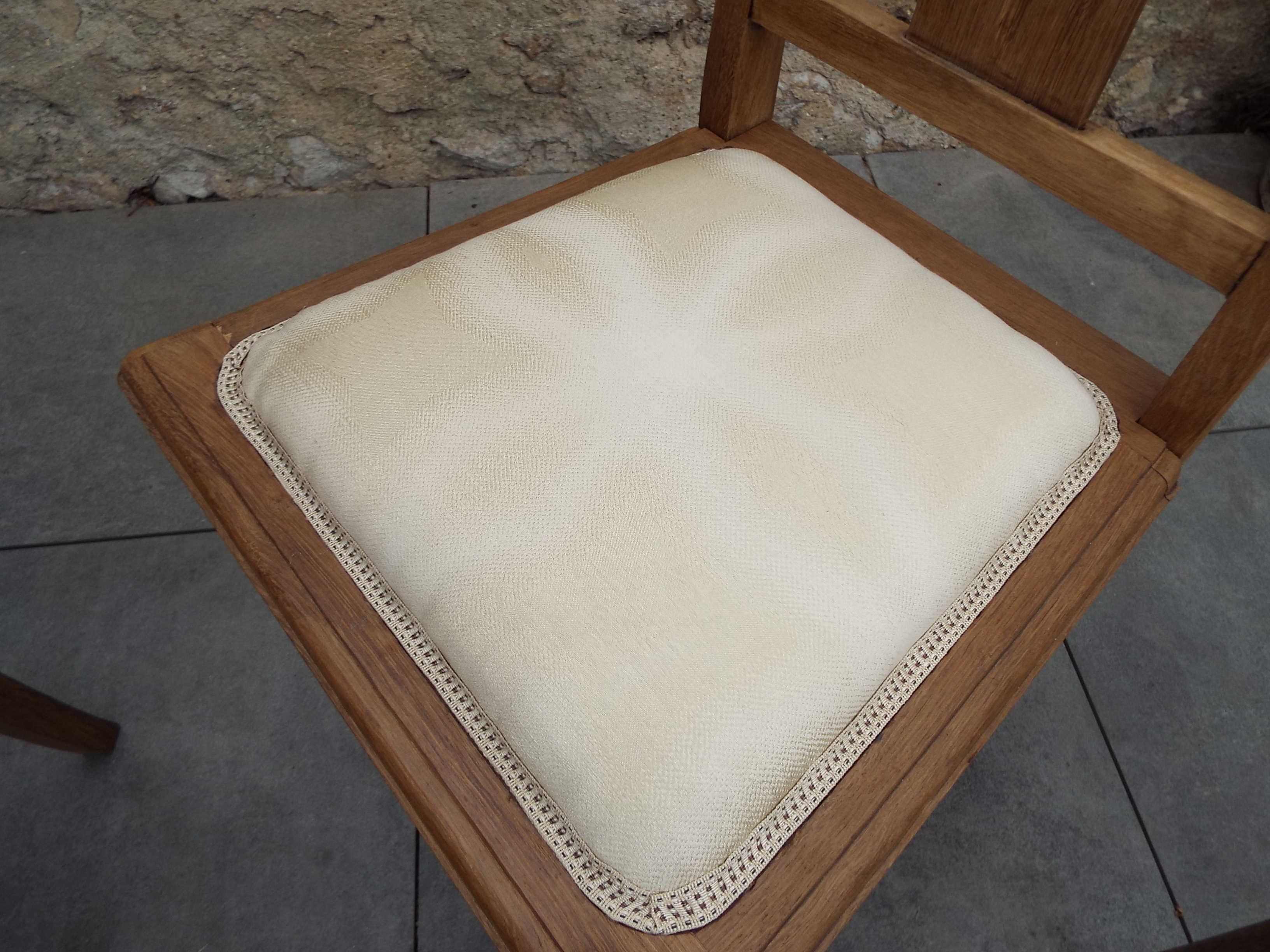 4 art deco style chairs