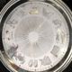 Silver metal tray 12 astrological signs of the famous house christofle