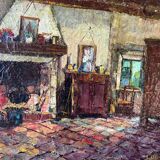 Scène d’intérieur signée Lecomte