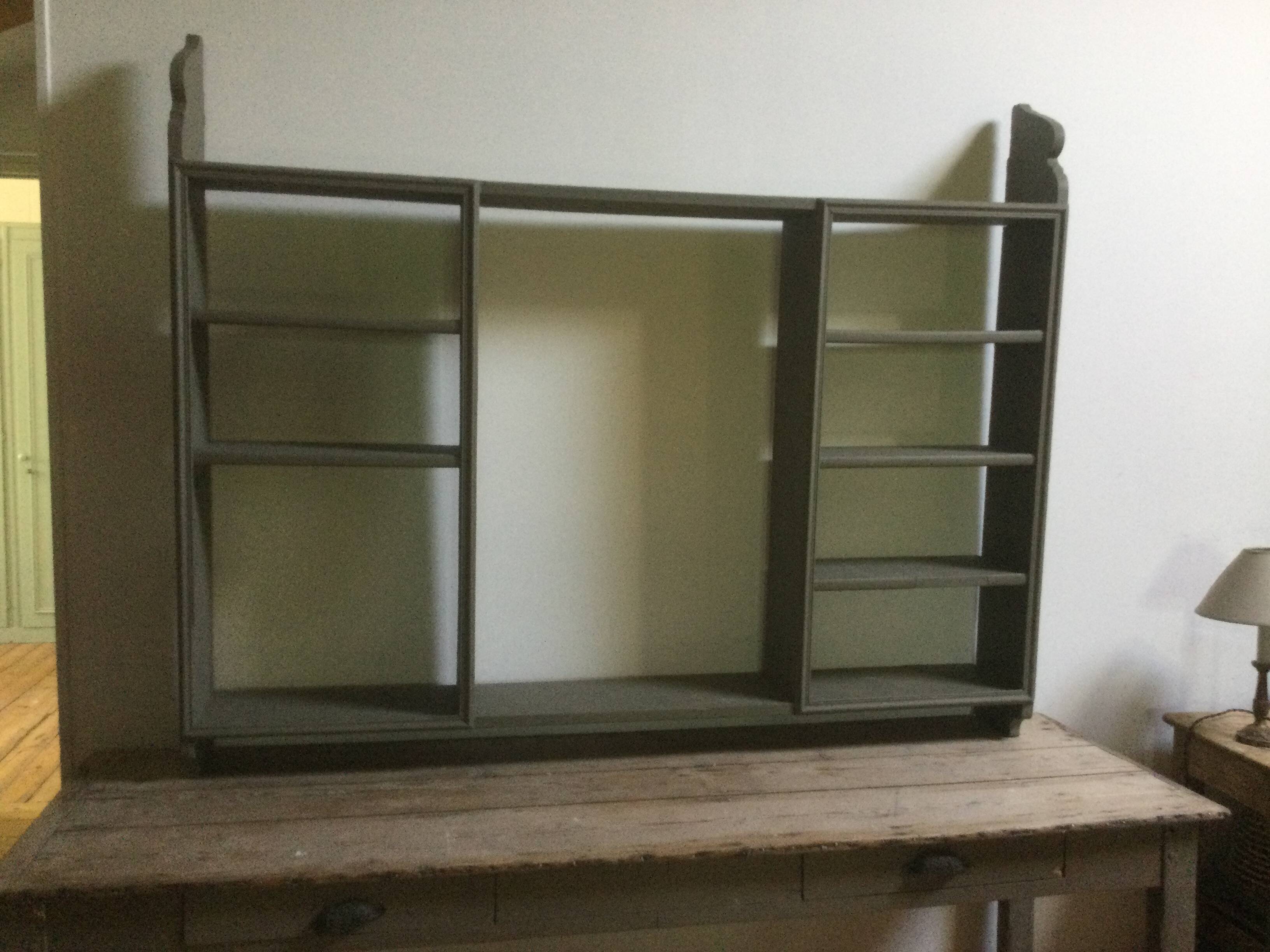 Large antique wall shelf