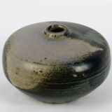 Vase basile en grès 1980