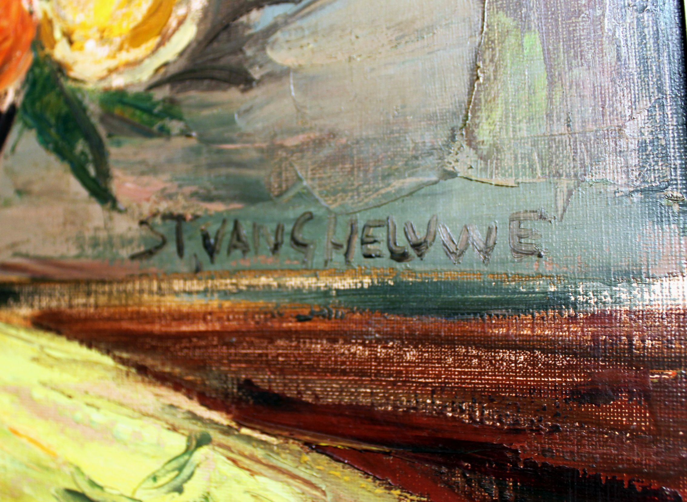 Still life bouquet of flowers, st vangheluwe.