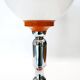 1970s chrome and orange table lamp design
