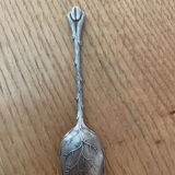 12 silver-plated mocha spoons