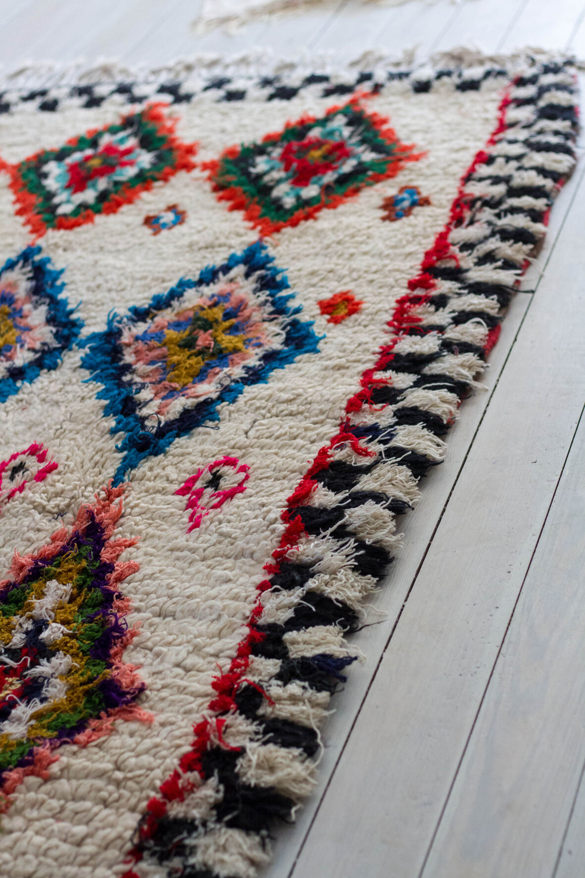 Berber ourika to rhombuses 125 x 180 cm