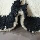Tapis Corridor Blanc et Noir - 193 x 54 cm