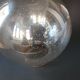 Vintage Limburg table lamp in bubbled glass and brass base