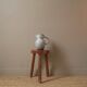 Ceramic pitcher handmade pottery vase with handle Scandinavian country decoration handmade