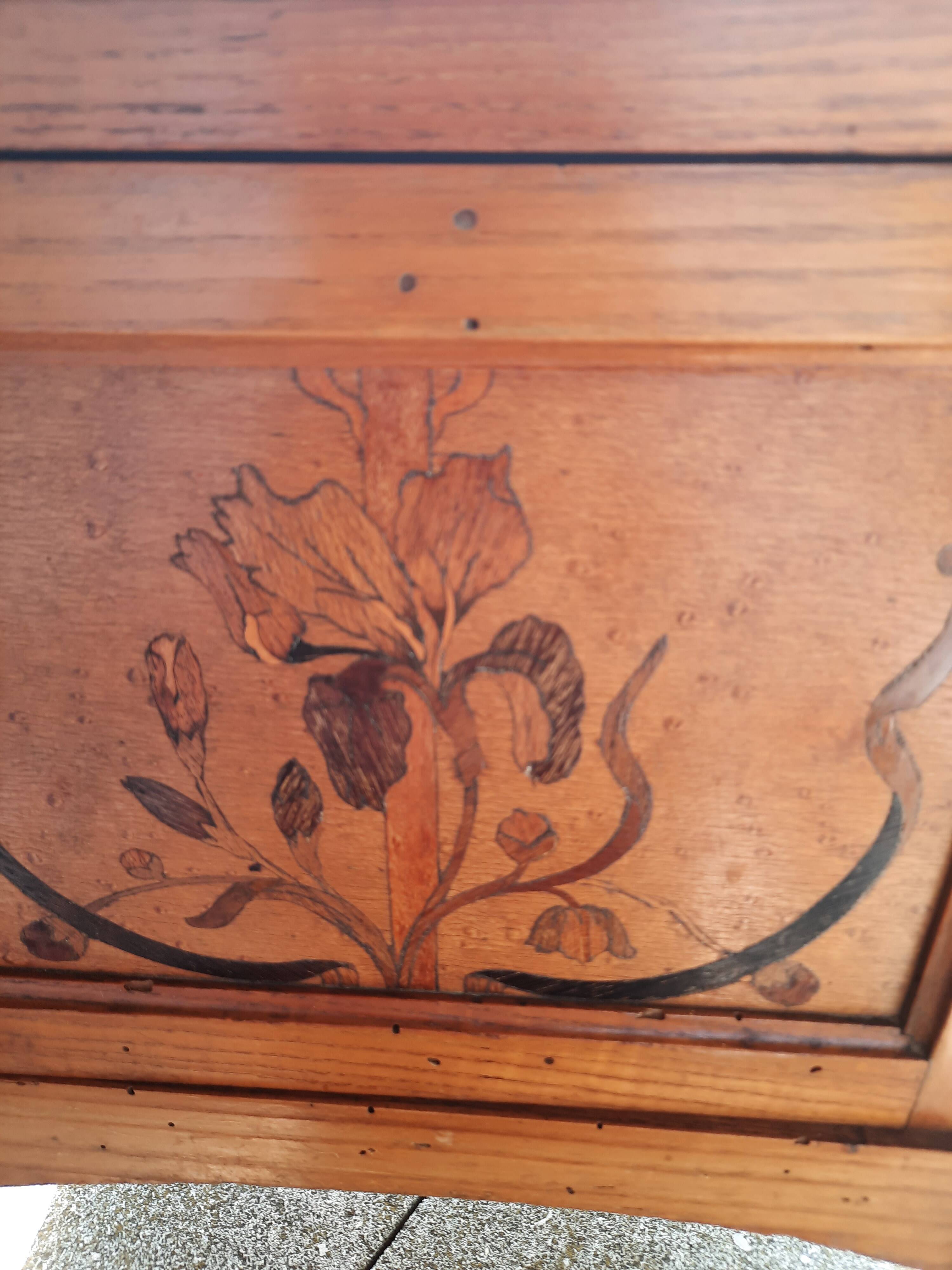 Art Nouveau period bedside table