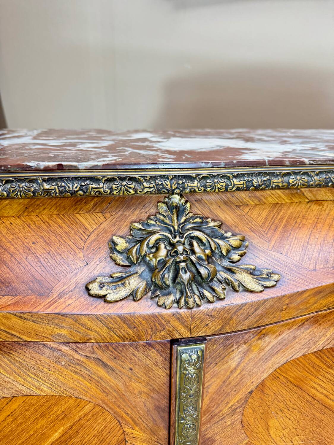 Maison Jansen, Louis XV Style Marquetry Bookcase Stamped XI