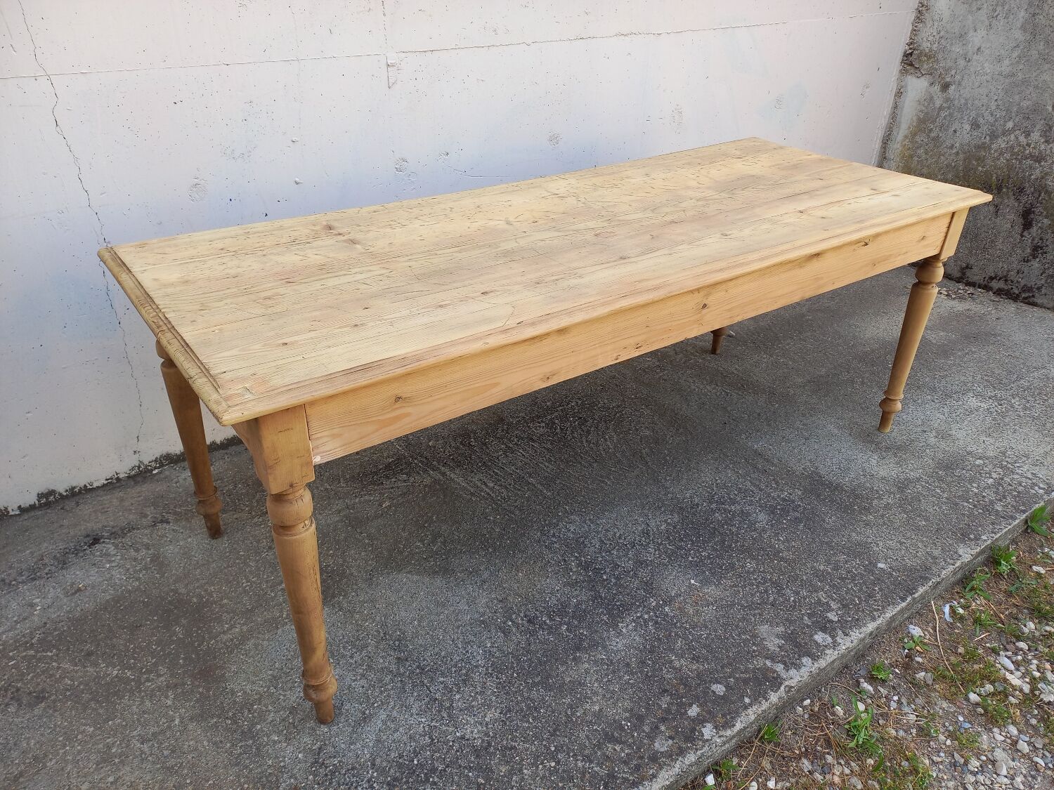 Table de ferme ancienne 200 cm