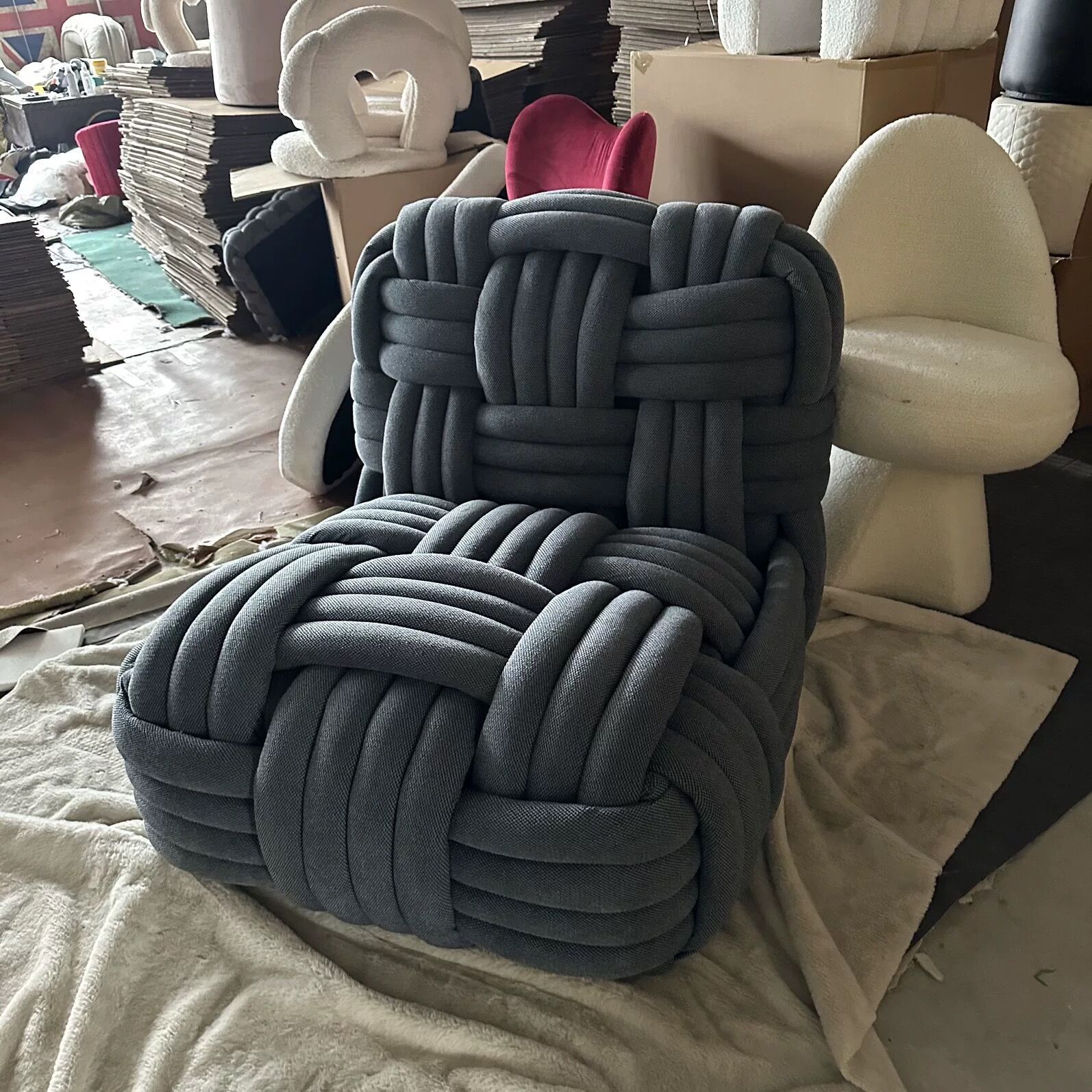 Fauteuil "Knitty Lounge" - Design Nika Zupanc