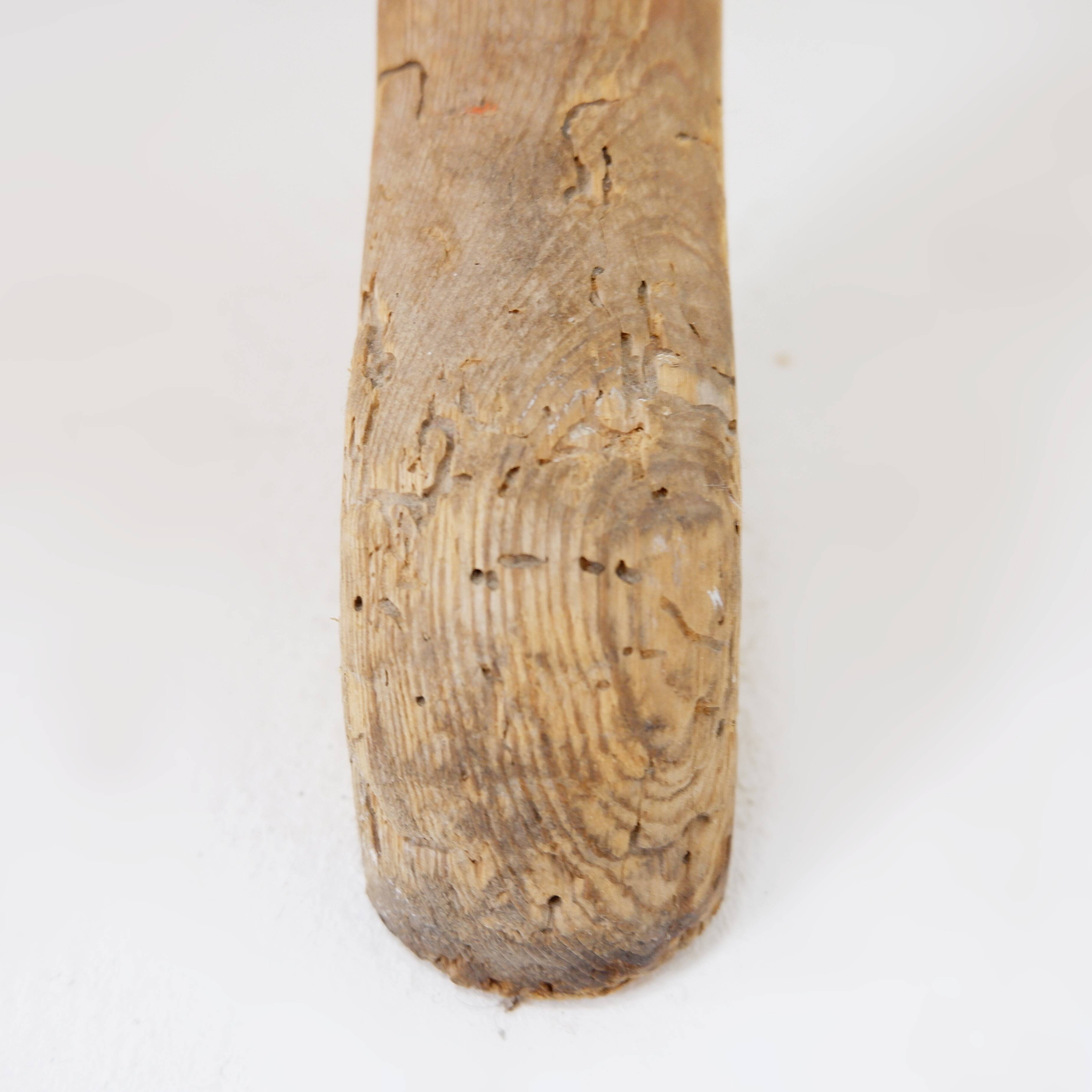 Antique English Pine 2 Drawer Desk - 1950s