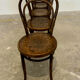 5 Thonet bistro chairs in curved wood