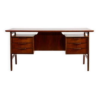 Model 75 rosewood desk by Gunni Omann for Omann Jun Møbelfabrik