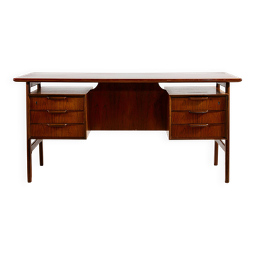 Model 75 rosewood desk by Gunni Omann for Omann Jun Møbelfabrik