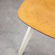 Tabouret en contreplaqué vintage à croisillons par Niko Kralj, 1954
