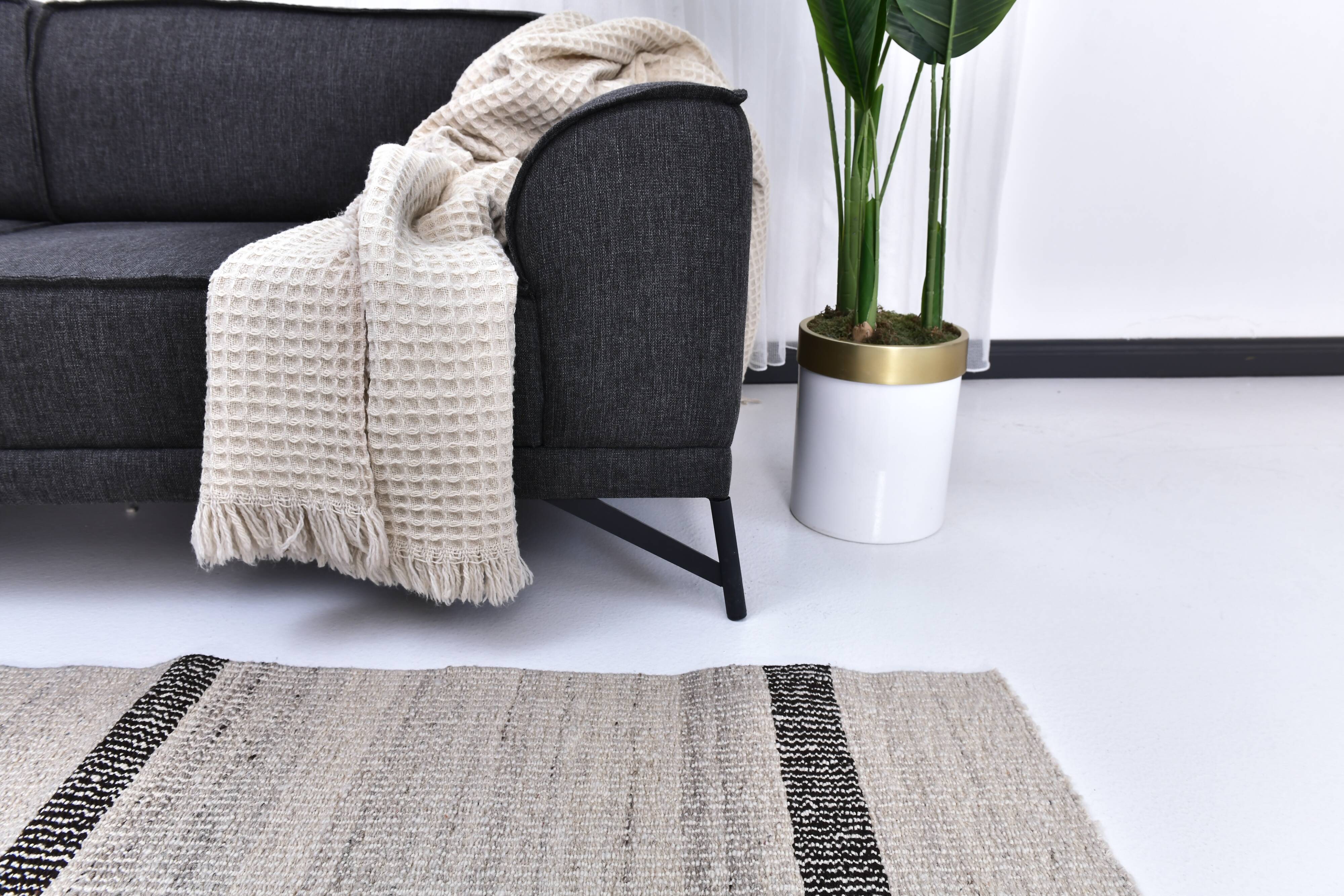 Beige black kilim rugs, runner kilim turkish, hand made wool kilim rug