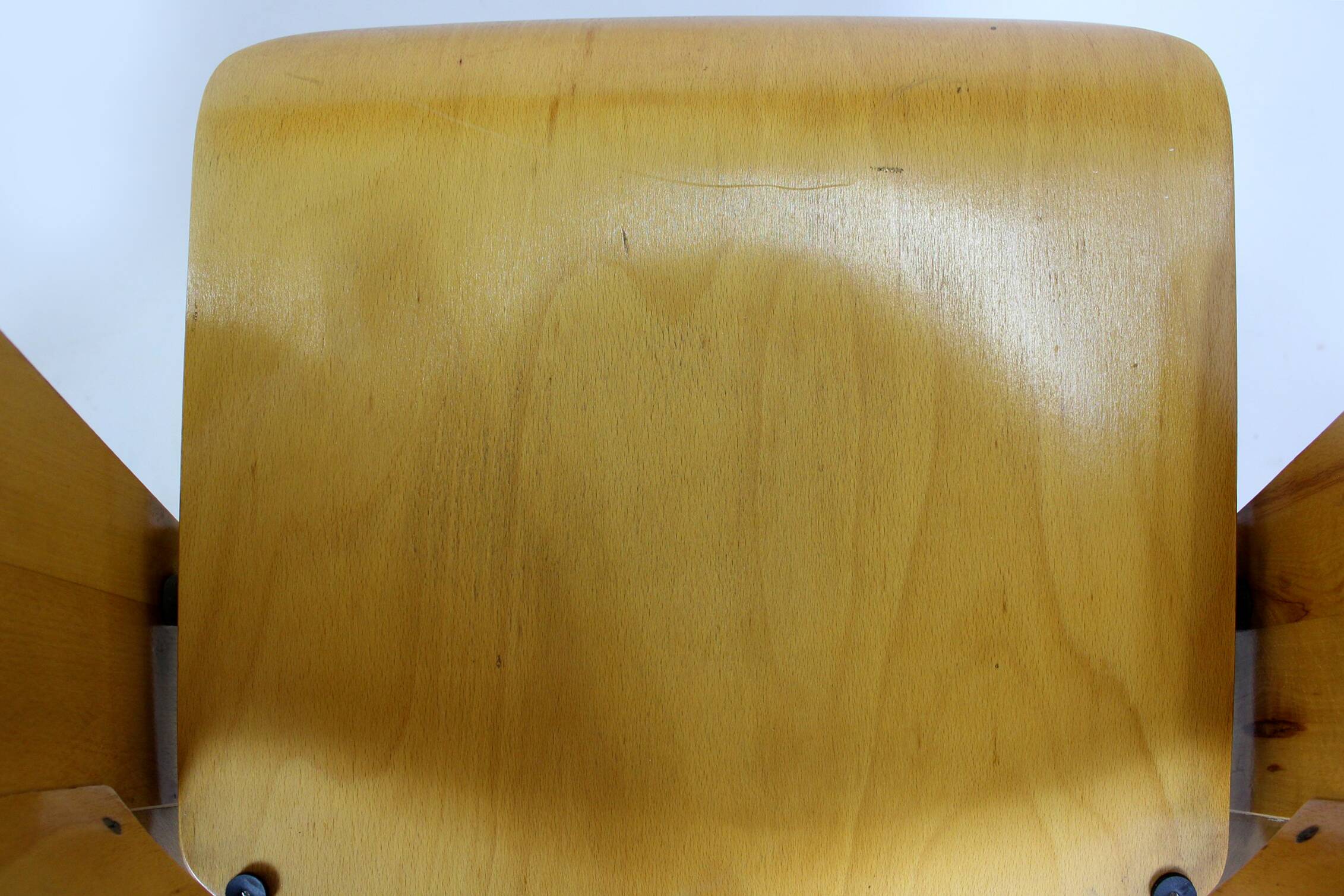 Chaises de cinéma vintage de Ton, années 1960, ensemble de 7