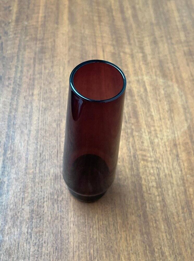 Mid-century minimalist glass vase, 1960s