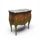 Curved jump commode in Louis XV style