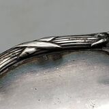 Art Deco silver-plated metal pocket tray