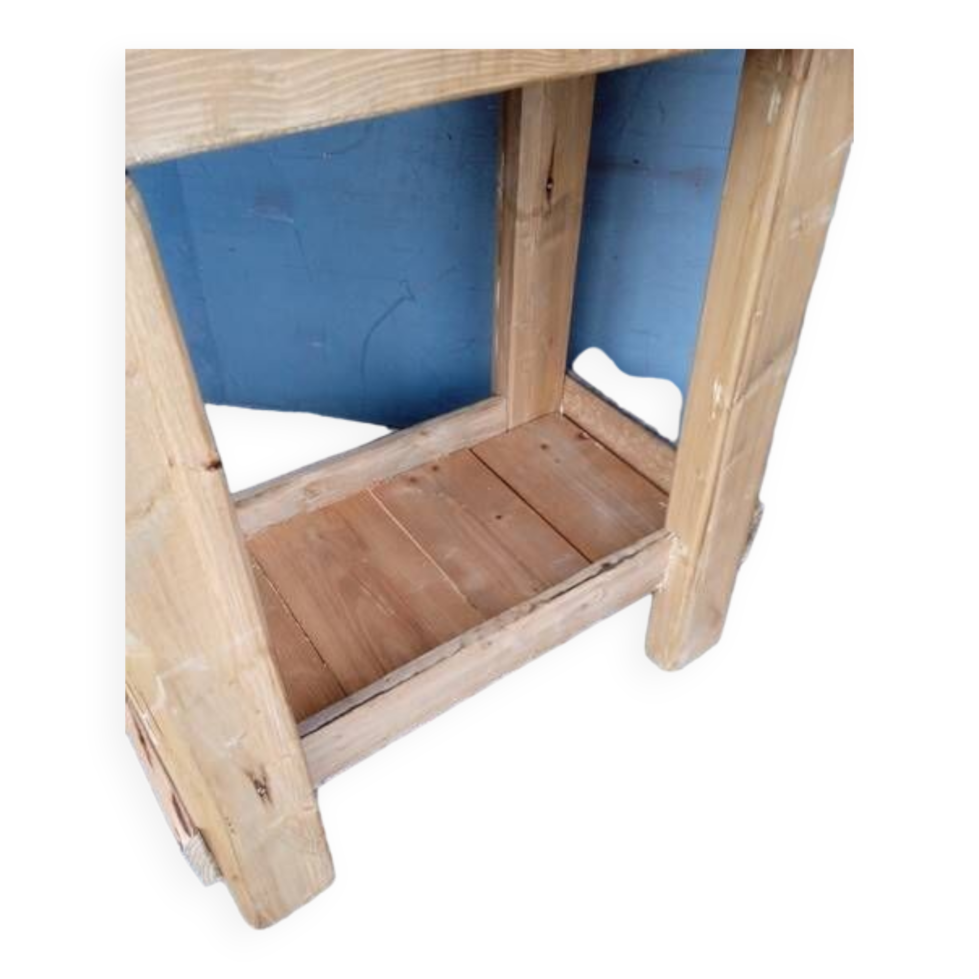 Workbench 90cm old solid wood