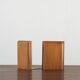 Serre-livres en bois style années 60, lot de 2