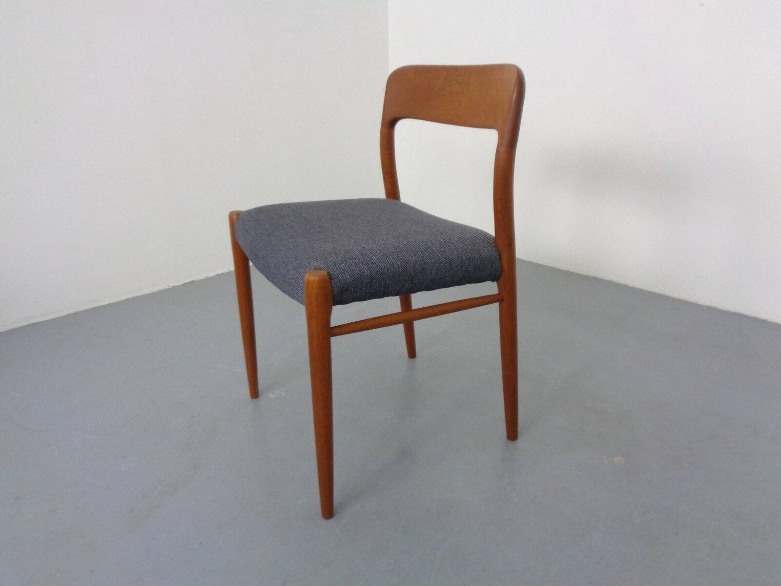 Danish Model 75 Chair in Oak by Niels Otto Møller for J.L. Møllers, 1960s