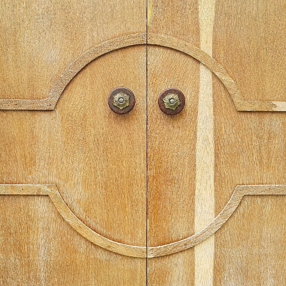 English wardrobe boarding art deco