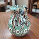 Small round ceramic art vase Valauris