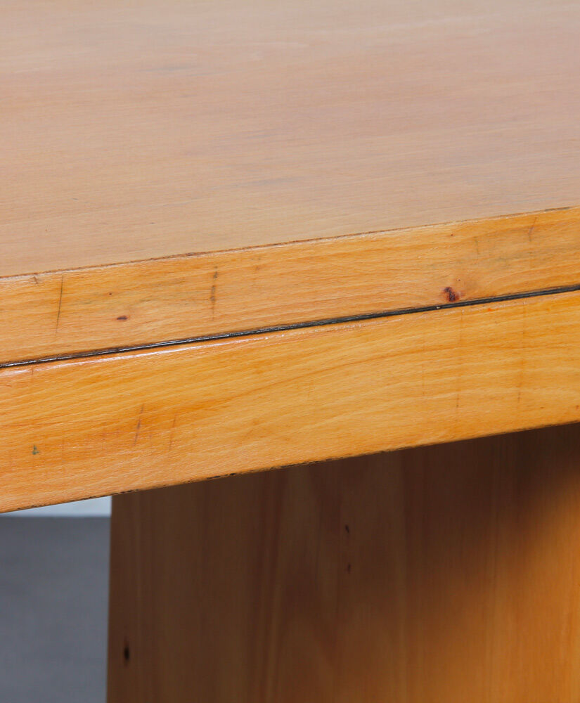 Vintage wooden desk from the 1970s