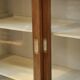 1940s oak display cabinet