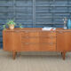 Enfilade anglaise en teck par Sutcliffe